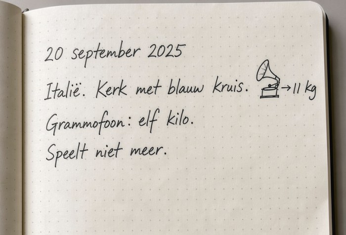 Uit Ottilies schrift, 20 september 2025