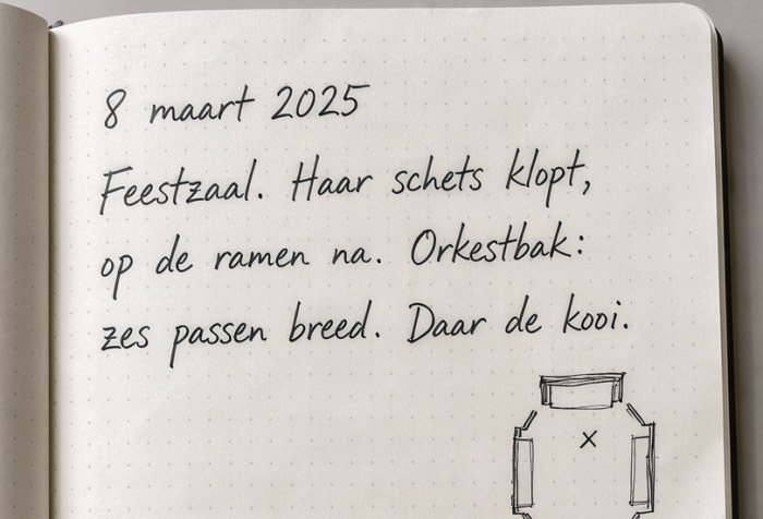 Uit Ottilies schrift, 8 maart 2025